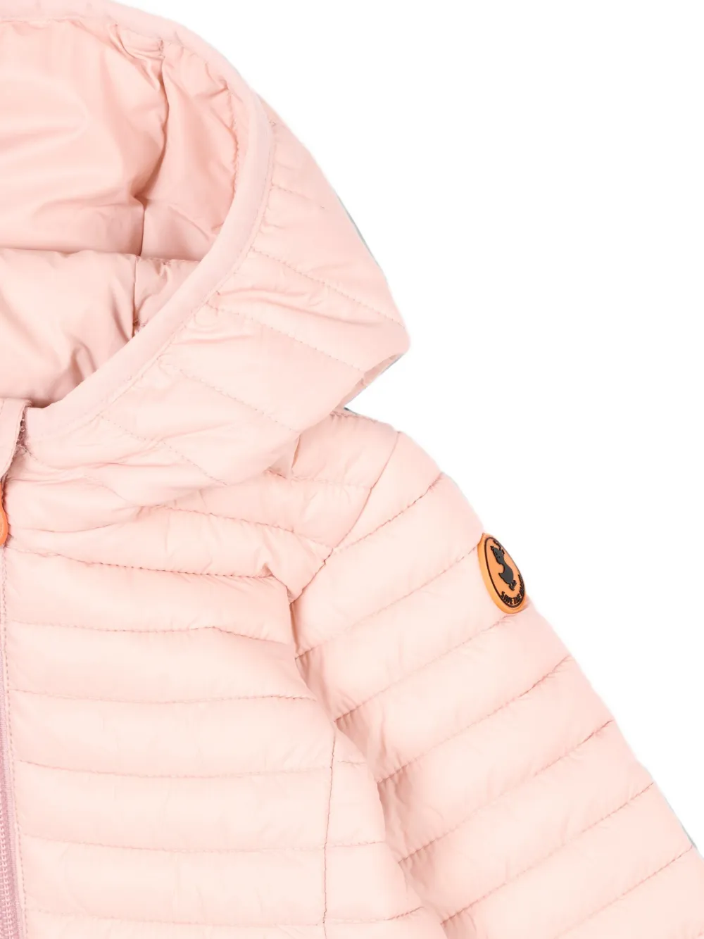 Save The Duck Kids Nene gewatteerd jack met capuchon Roze