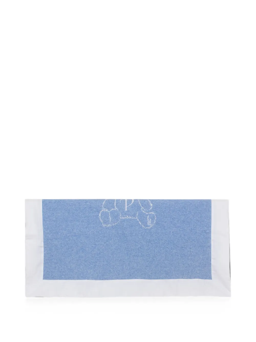 Patachou Deken met geborduurde logo afwerking Blauw