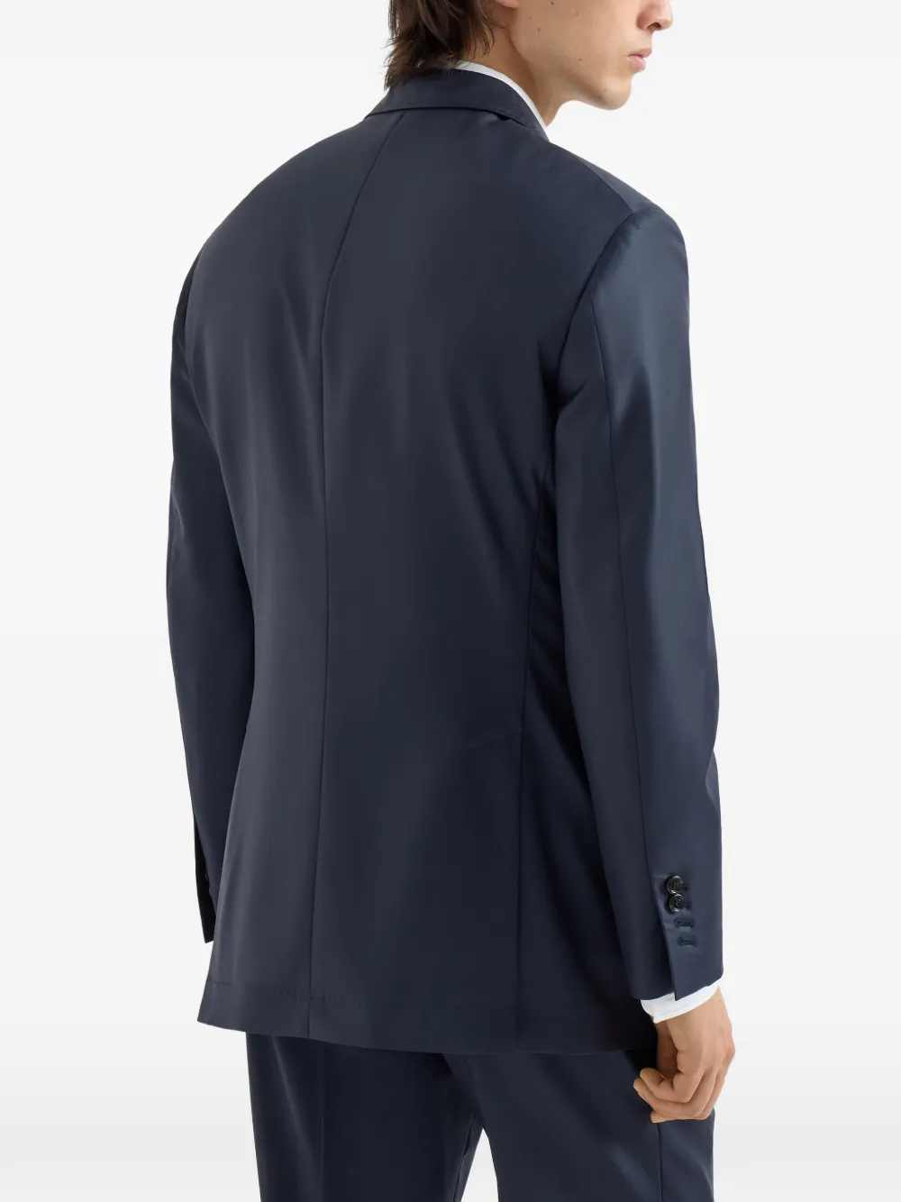 Brunello Cucinelli Cavallo Tailor wollen blazer Blauw