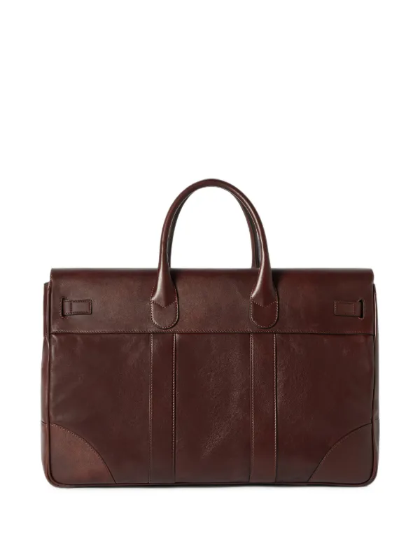 Brunello Cucinelli レザー ボストンバッグ | ブラウン | FARFETCH JP