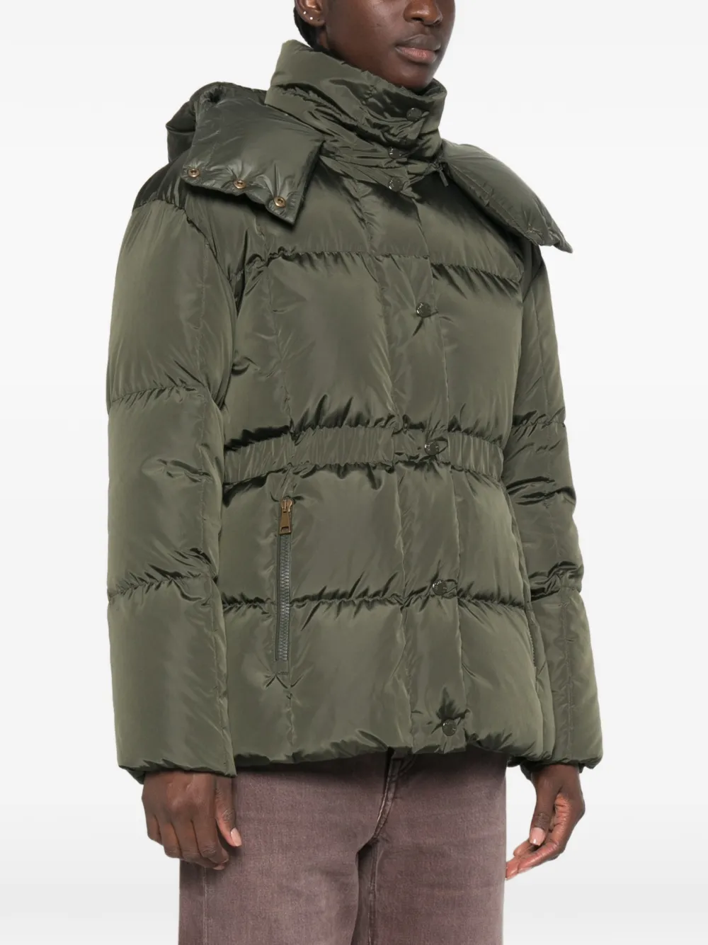 Moncler Jack met capuchon Groen