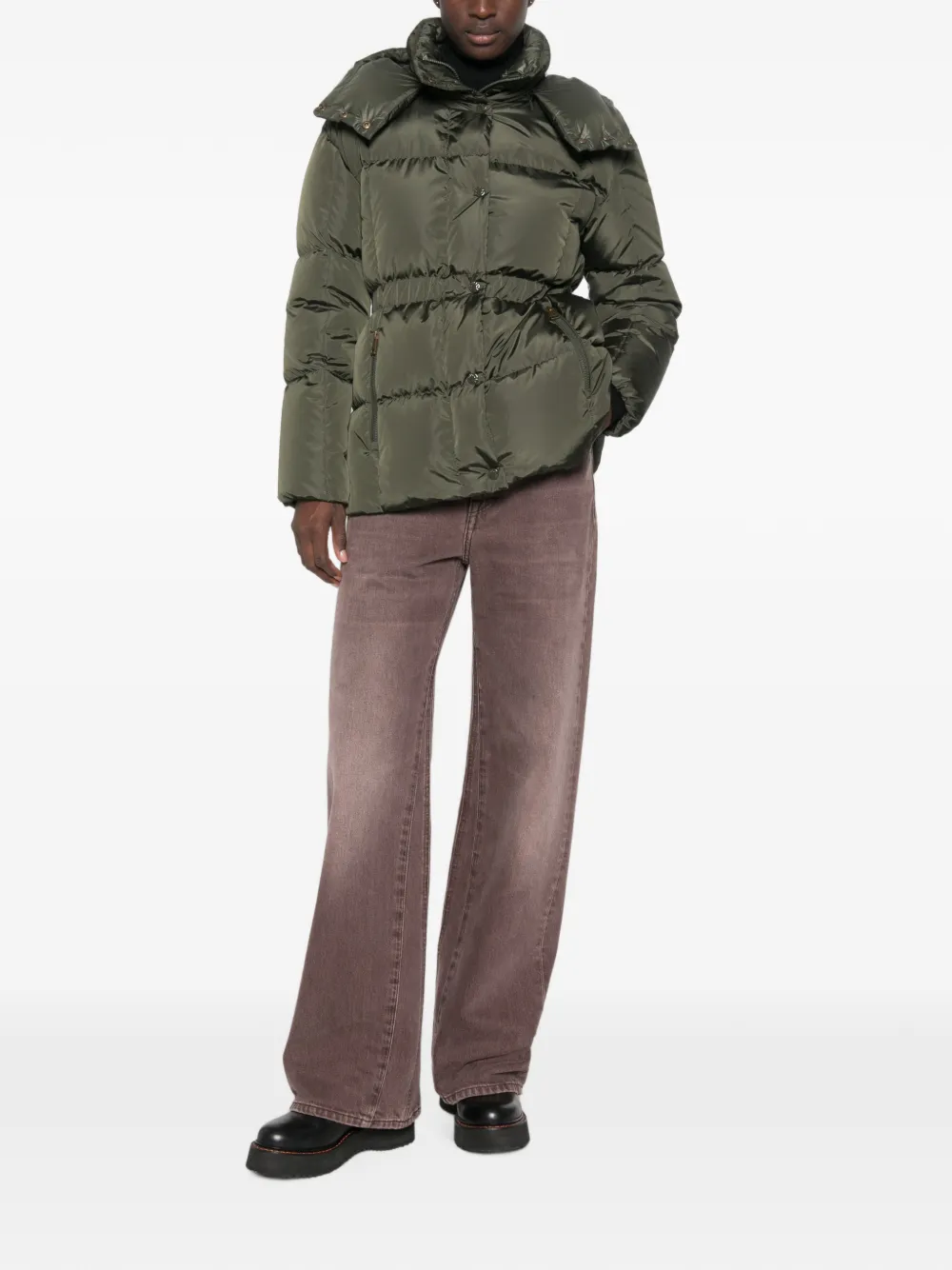 Moncler Jack met capuchon Groen