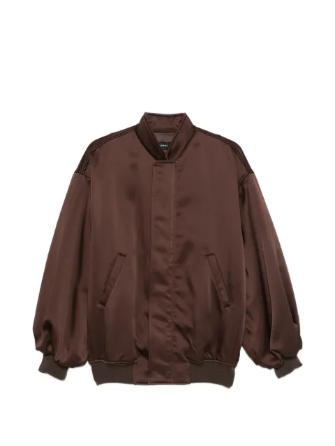 Federica Tosi oversize bomberjakke med satinfinish