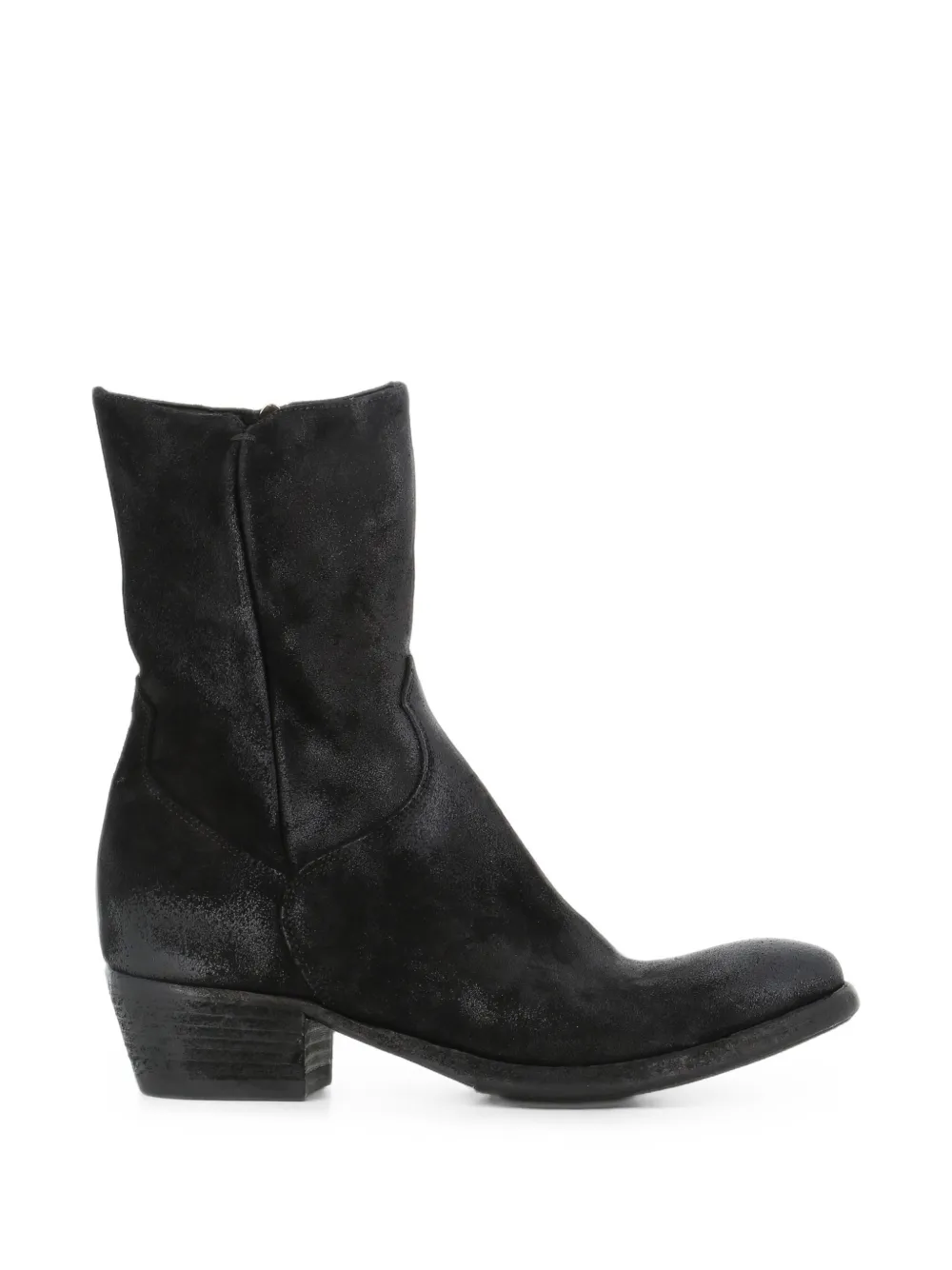 Pantanetti suede-finish ankle boots Zwart
