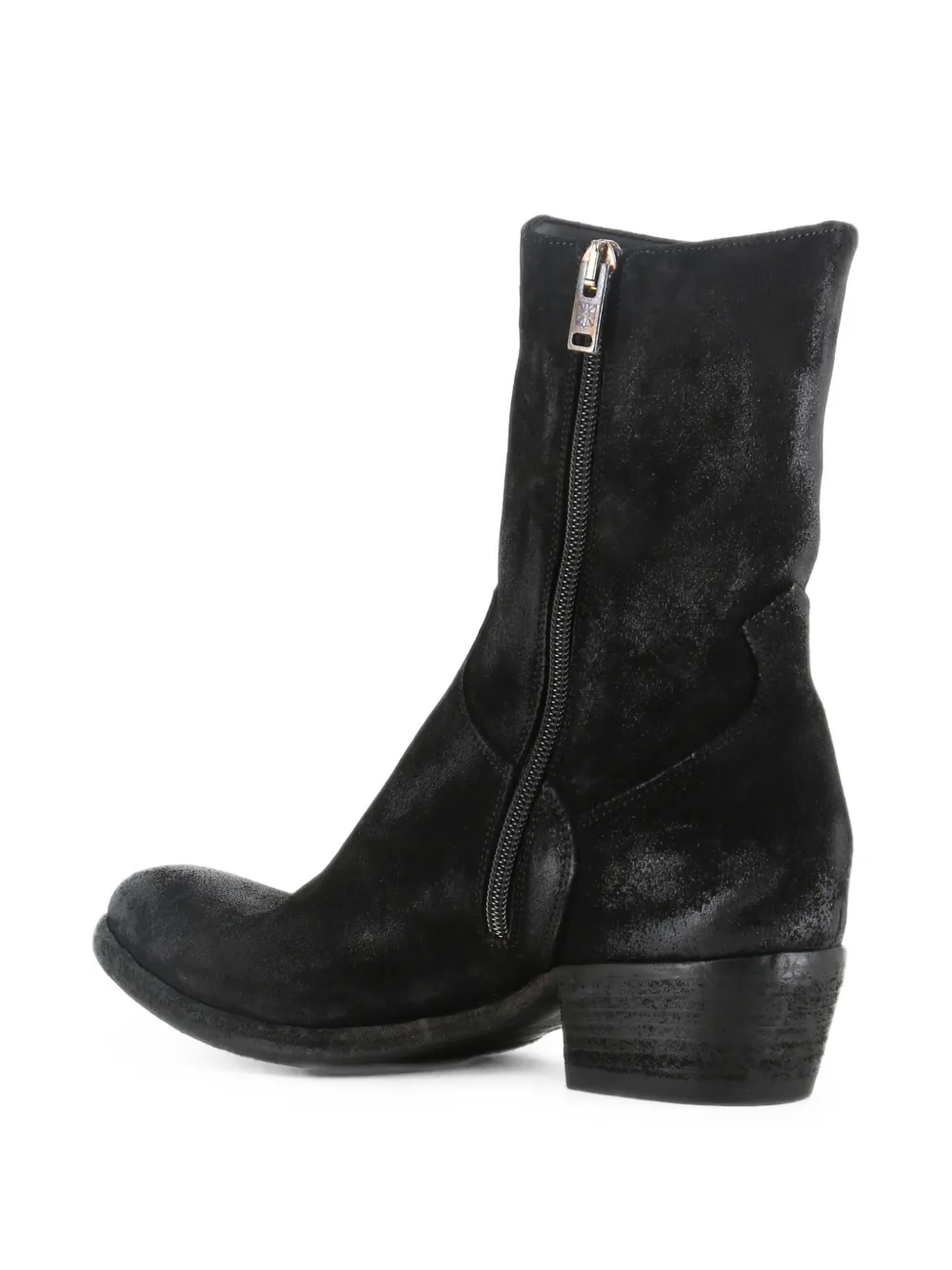 Pantanetti suede-finish ankle boots Zwart