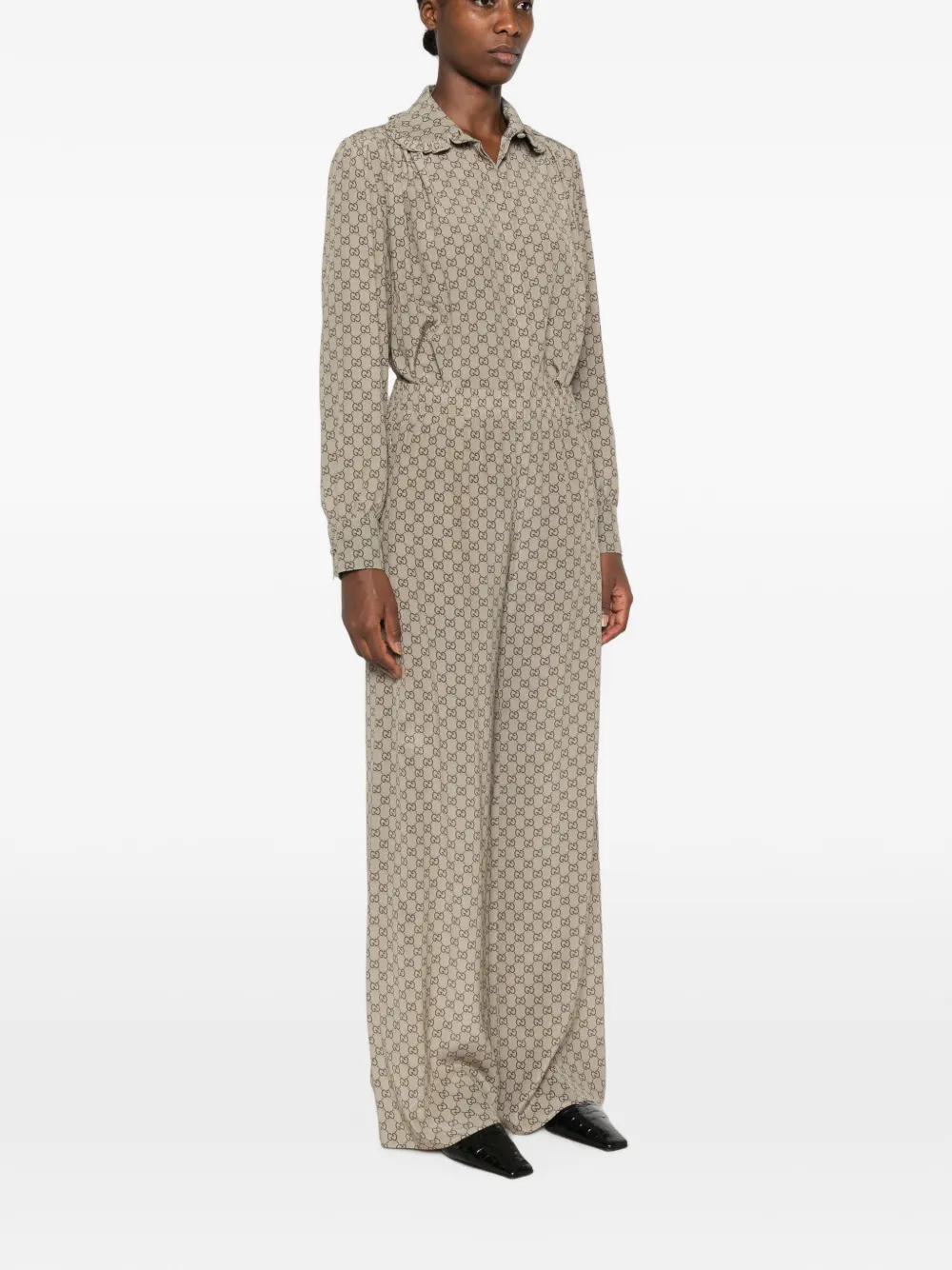 Gucci GG Supreme broek Beige
