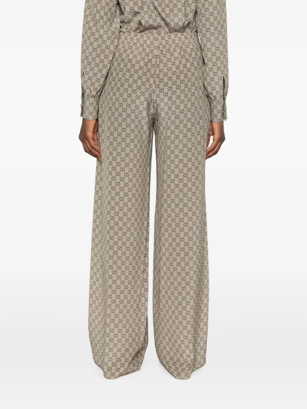 Gucci GG Supreme broek Beige