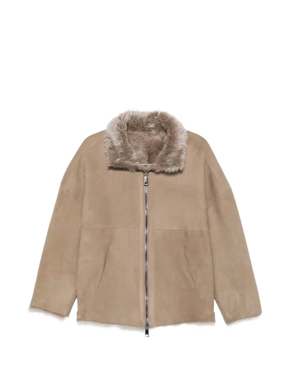 Giorgio Brato zip-up jacket - Toni neutri