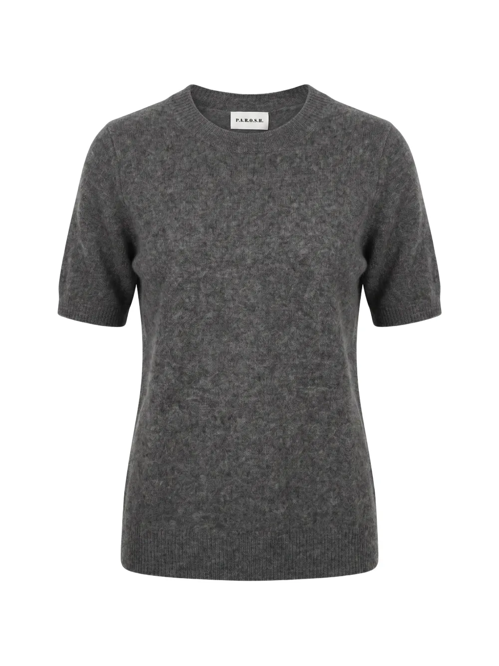 P.A.R.O.S.H. short-sleeve knit sweater - Grau