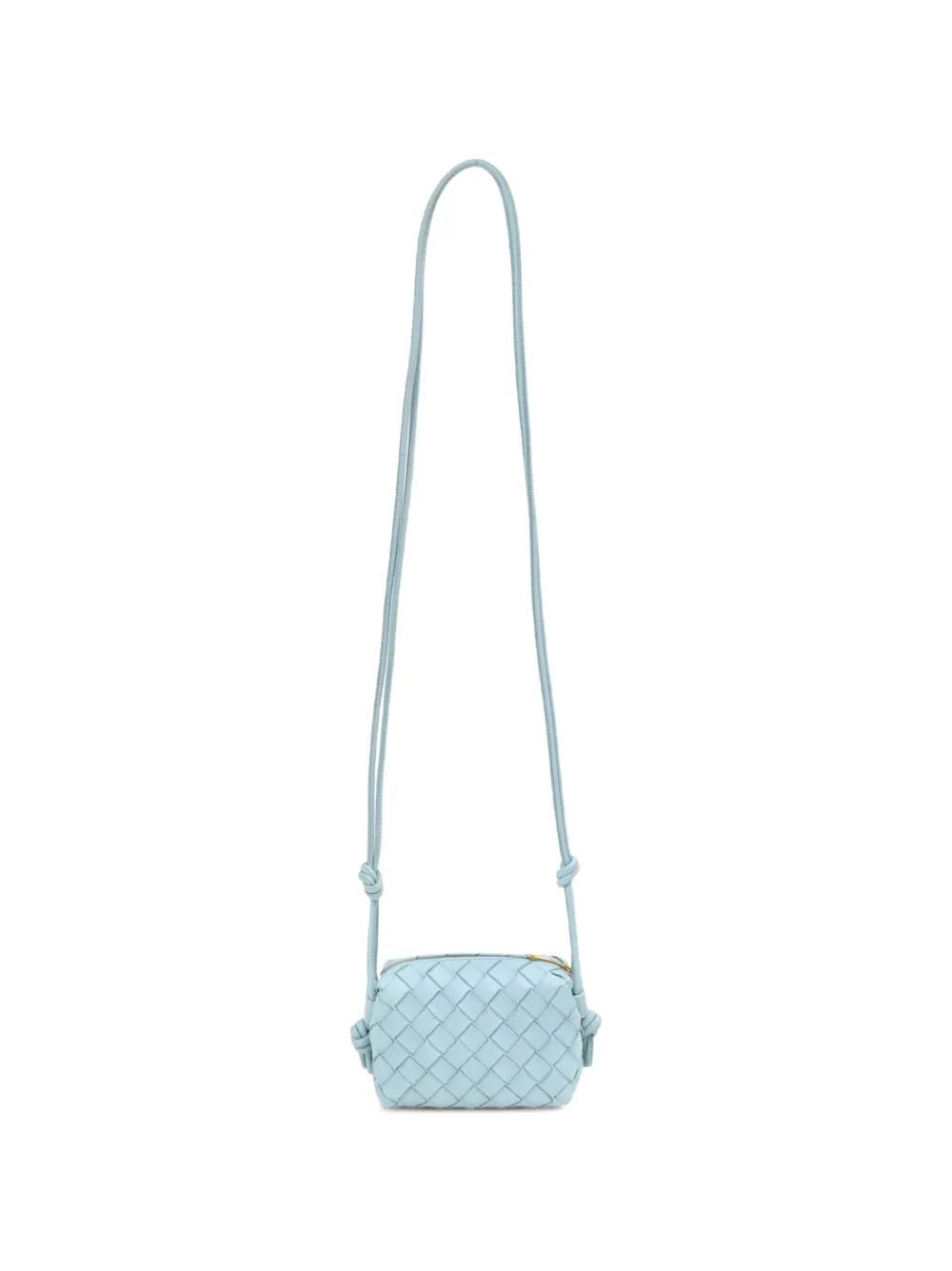 Bottega Veneta Pre-Owned 2024 Candy Loop Intrecciato cross-body bag - Blu