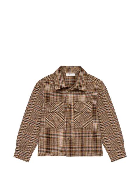 Miss Grant Kids check-pattern button-up shirt