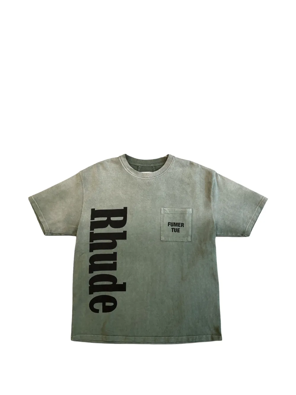 RHUDE Rhude logo pocket T-shirt - Grün