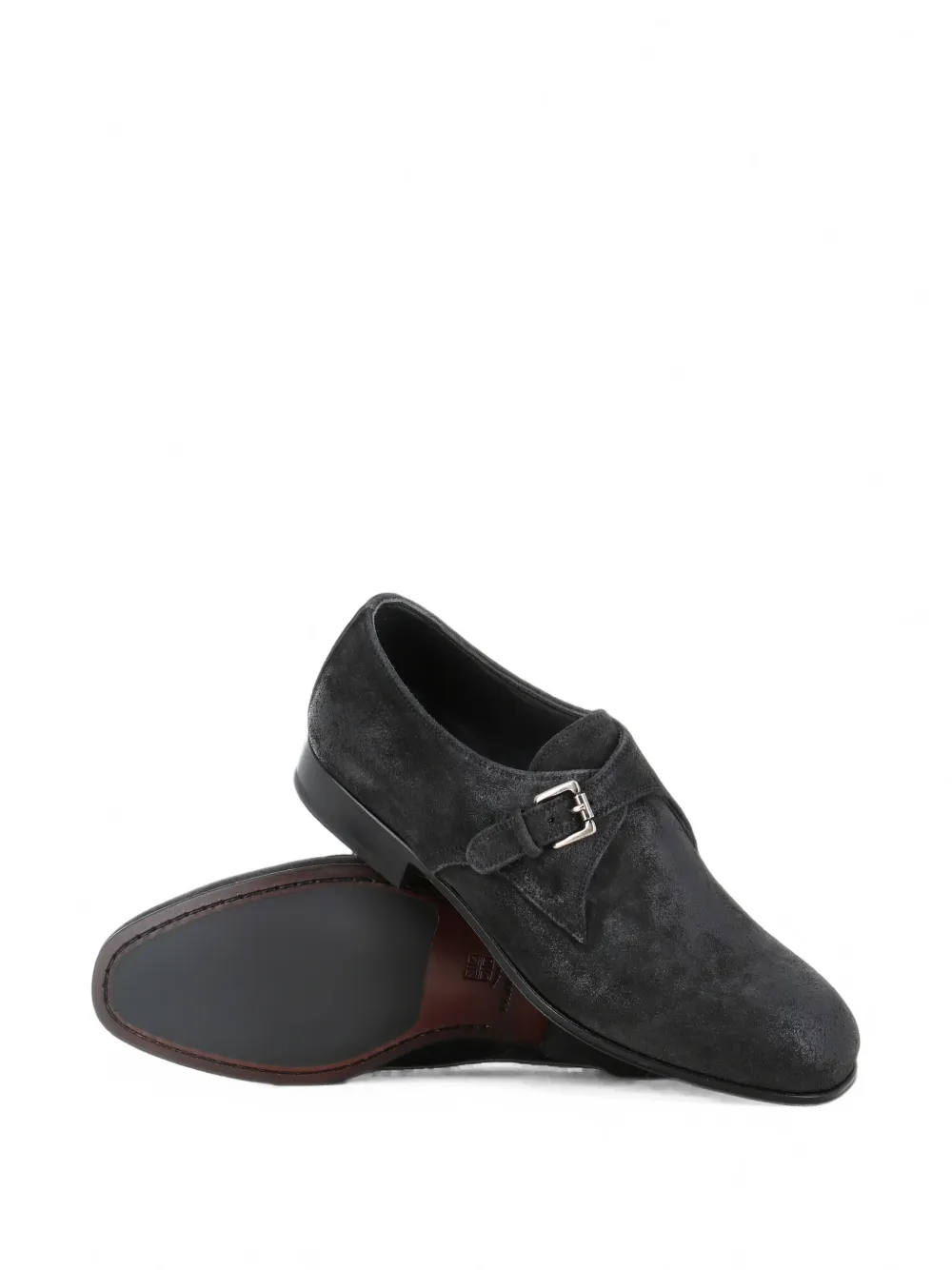 Pantanetti buckle-fastening monk-strap loafers Zwart