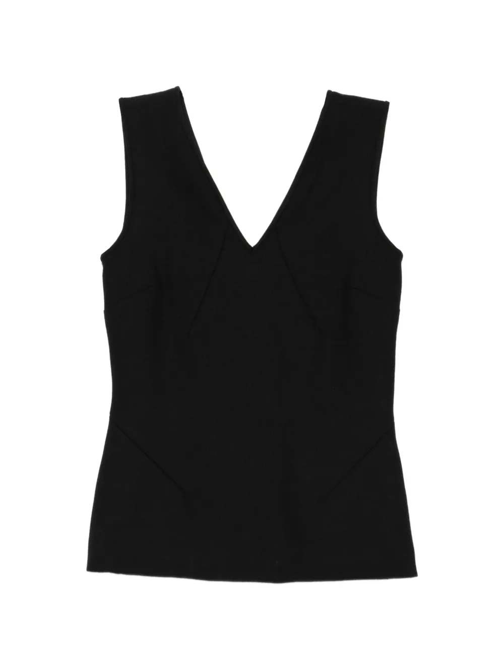 Dolce & Gabbana Pre-Owned 2000s V-neck hook-fastening top - Black