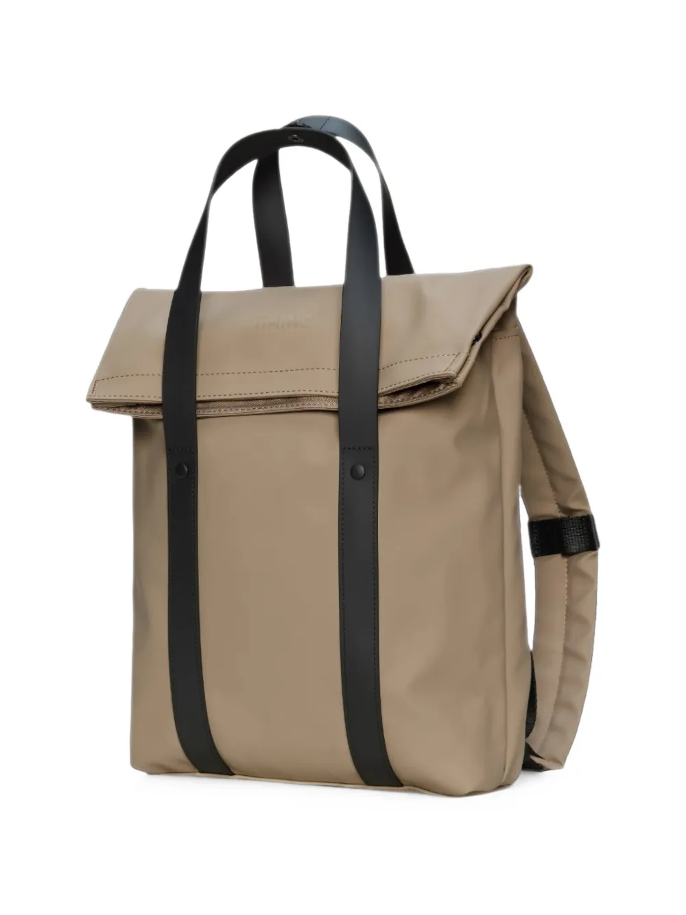 Rains Waterproof Fold-over Backpack In Neutrals