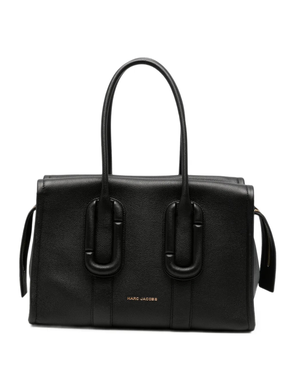 Marc Jacobs Shopper mit Logo-Schild - Schwarz
