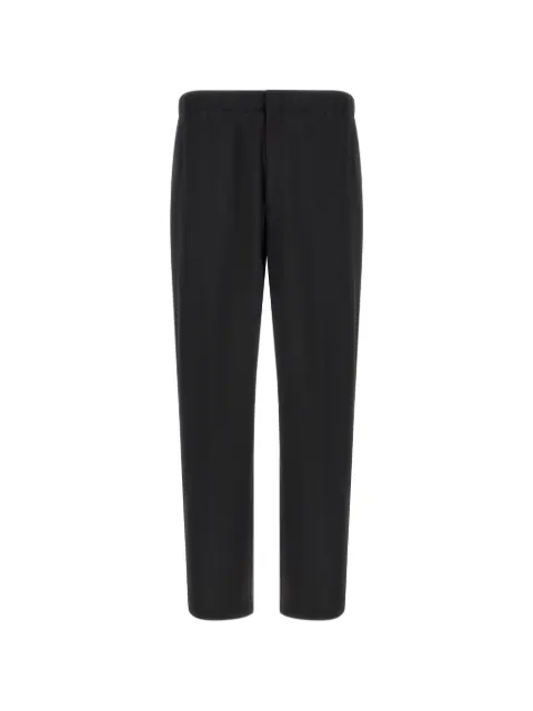 Lardini elasticated-waistband straight-leg trousers