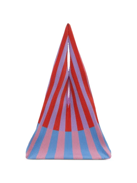 Repeat regular Hobo Funky plissé striped tote bag