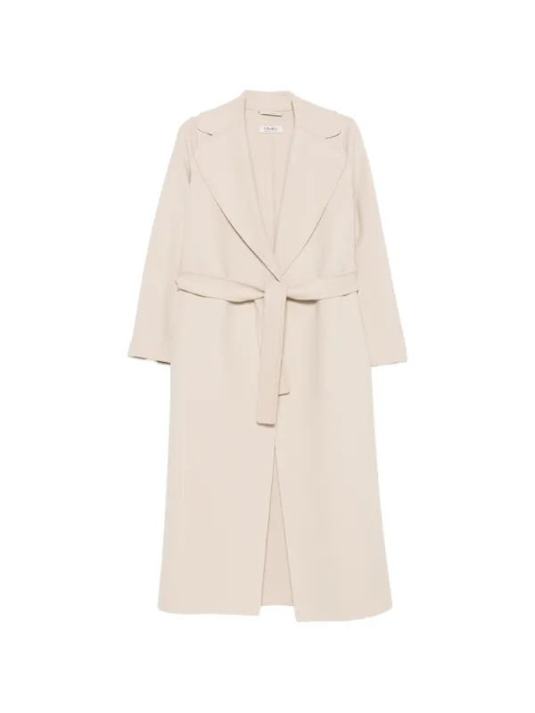 'S MaxMara ベージュ ラップコート S Max Mara Poldo ベルテッド ラップコート | ニュートラル | FARFETCH JP