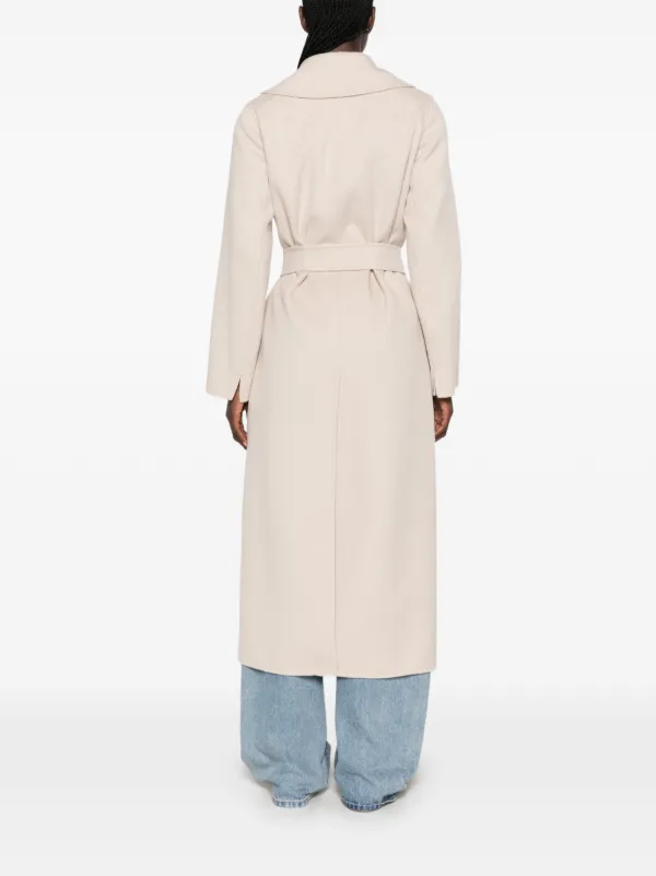 S Max Mara Poldo ベルテッド ラップコート | ニュートラル | FARFETCH JP