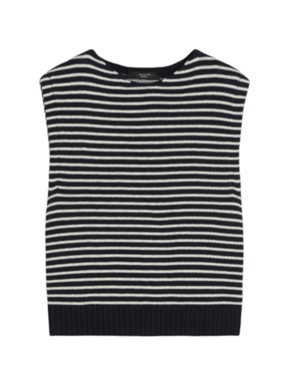 Weekend Max Mara striped sleeveless vest - Blu
