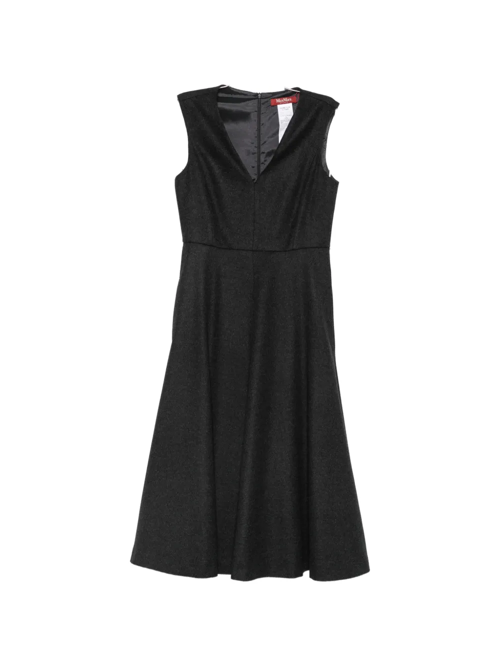 Max Mara Curva sleeveless midi dress - Grau
