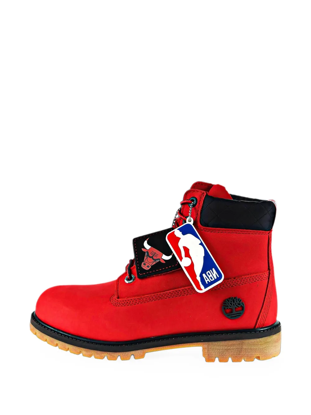 Timberland Kids x NBA 6 Inch Premium leather boots Rood
