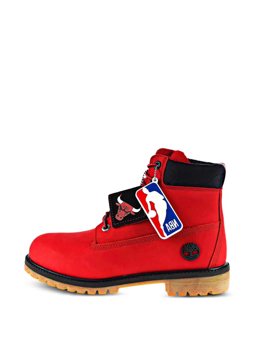 Timberland Kids x NBA 6 Inch Premium leather boots Rood