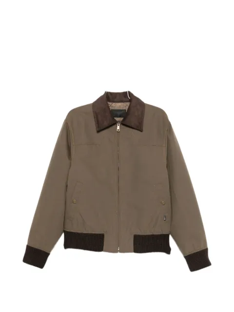 Prada corduroy-collar Western jacket