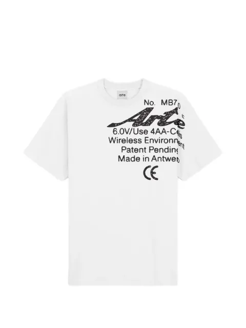 Arte Antwerp Specs Side graphic-print T-shirt