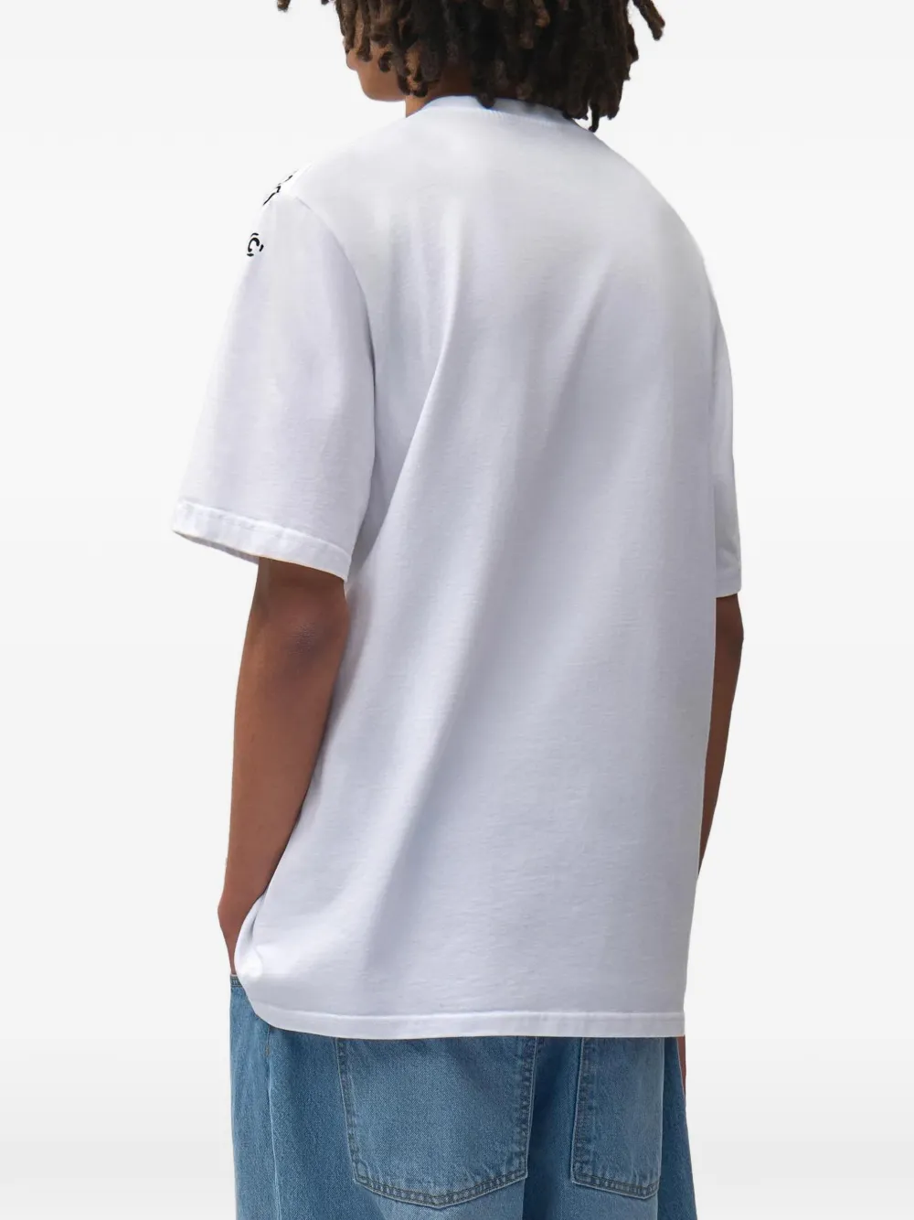 Arte Antwerp Specs Side T-shirt met grafische print Wit