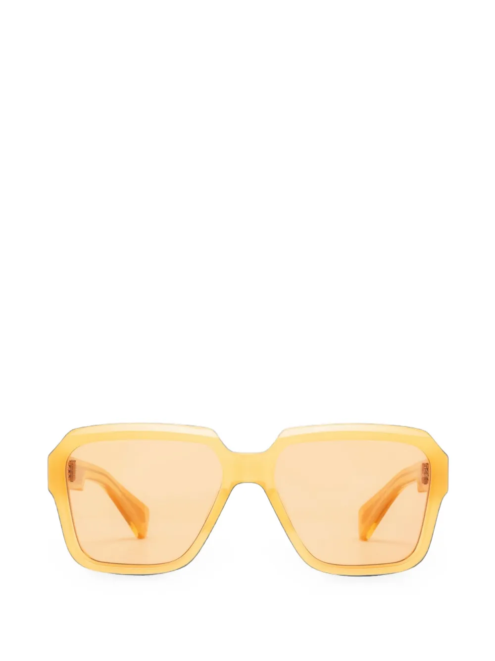 Jacques Marie Mage lunettes de soleil Alfred à monture carrée - Orange Jacques Marie Mage lunettes de soleil Alfred à monture carrée - Orange