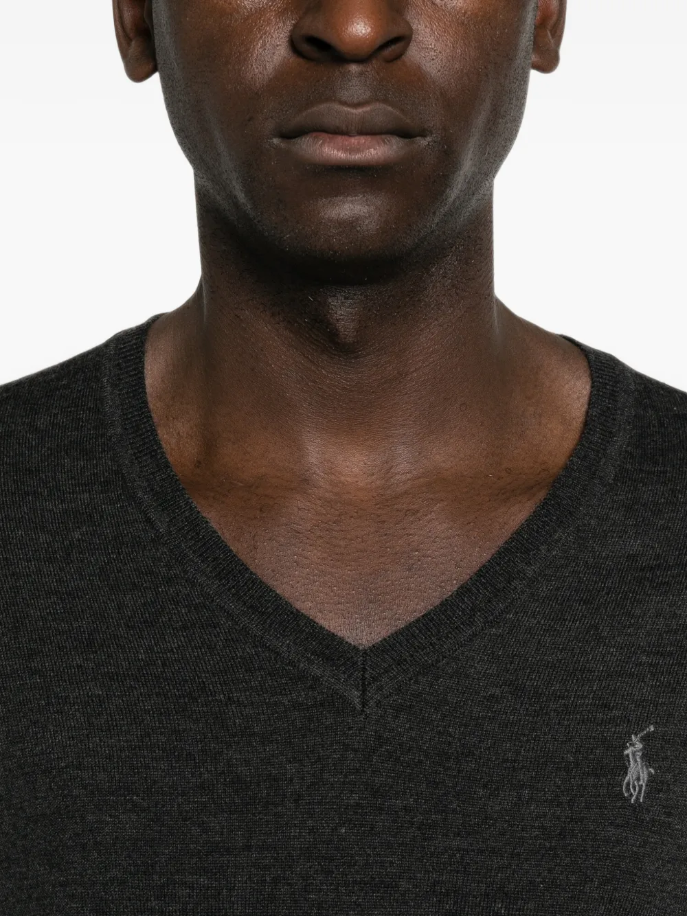 Polo Ralph Lauren Sweater met geborduurd logo Grijs