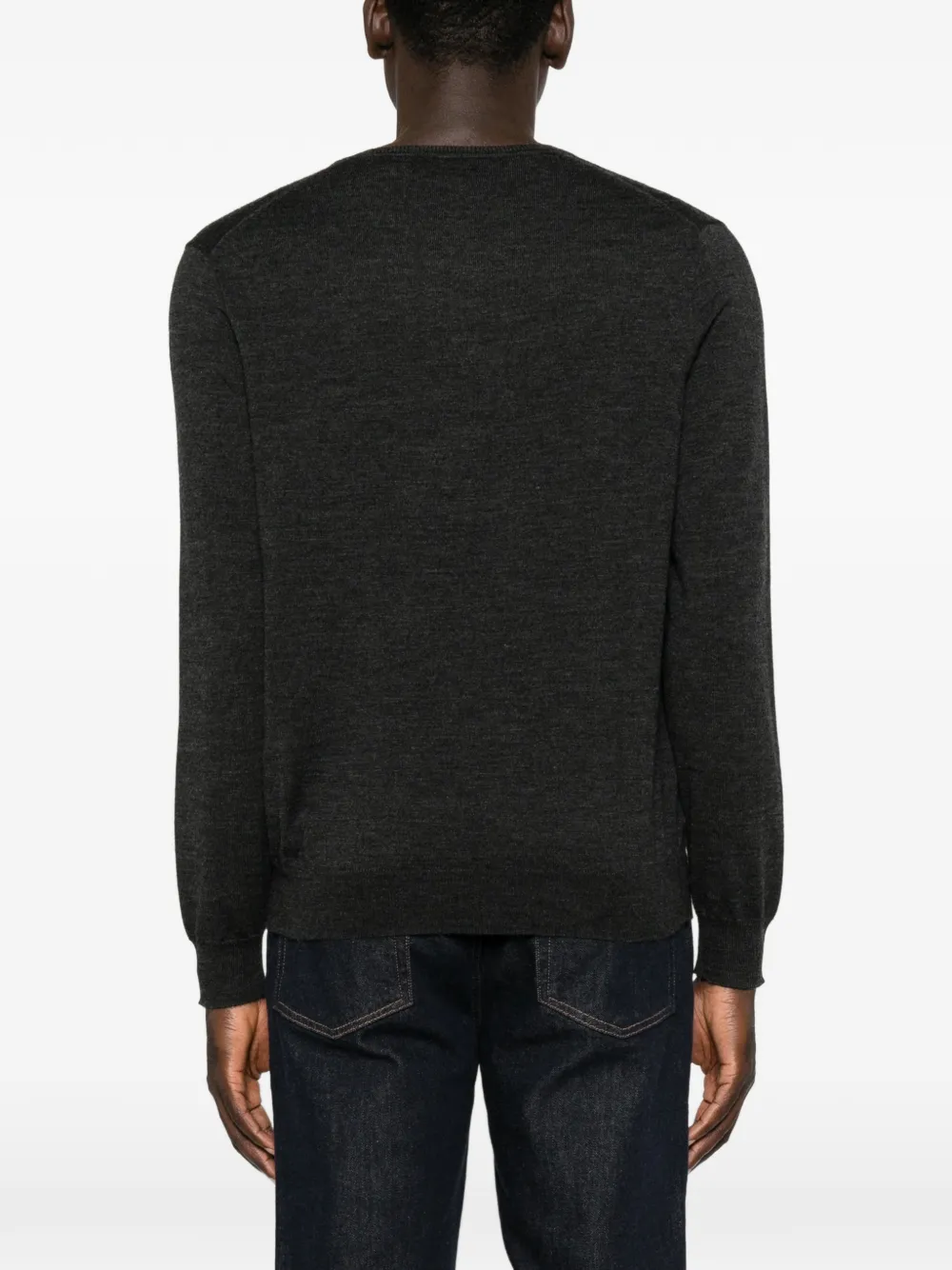 Polo Ralph Lauren Sweater met geborduurd logo Grijs