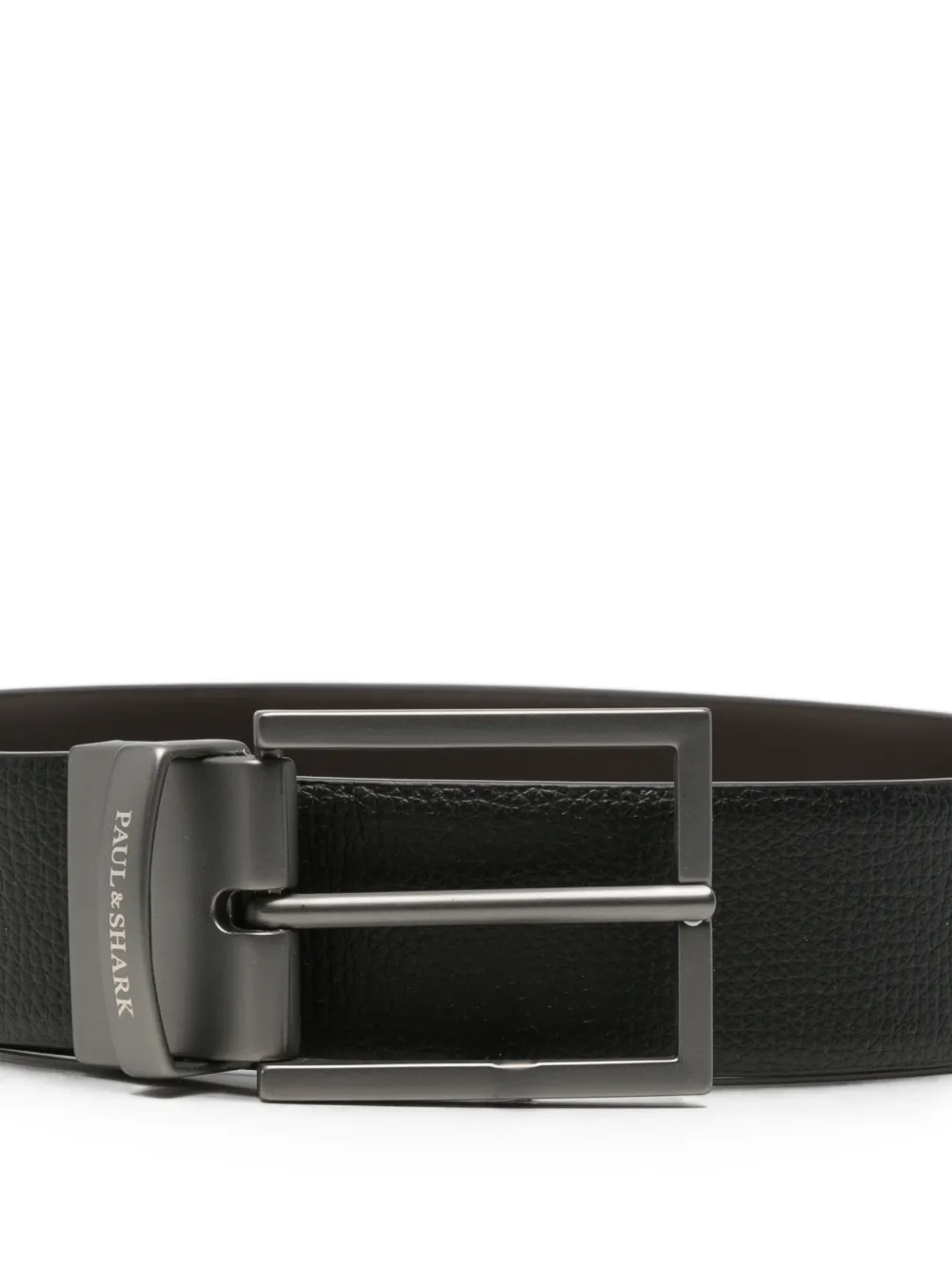 Paul & Shark Leren riem Zwart