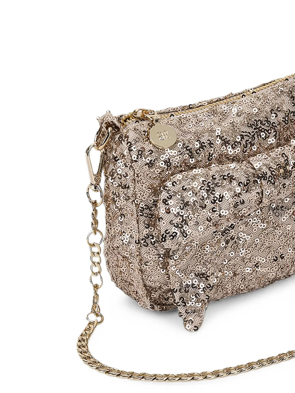 Abel & Lula sequin-embellished bow-detail bag Goud
