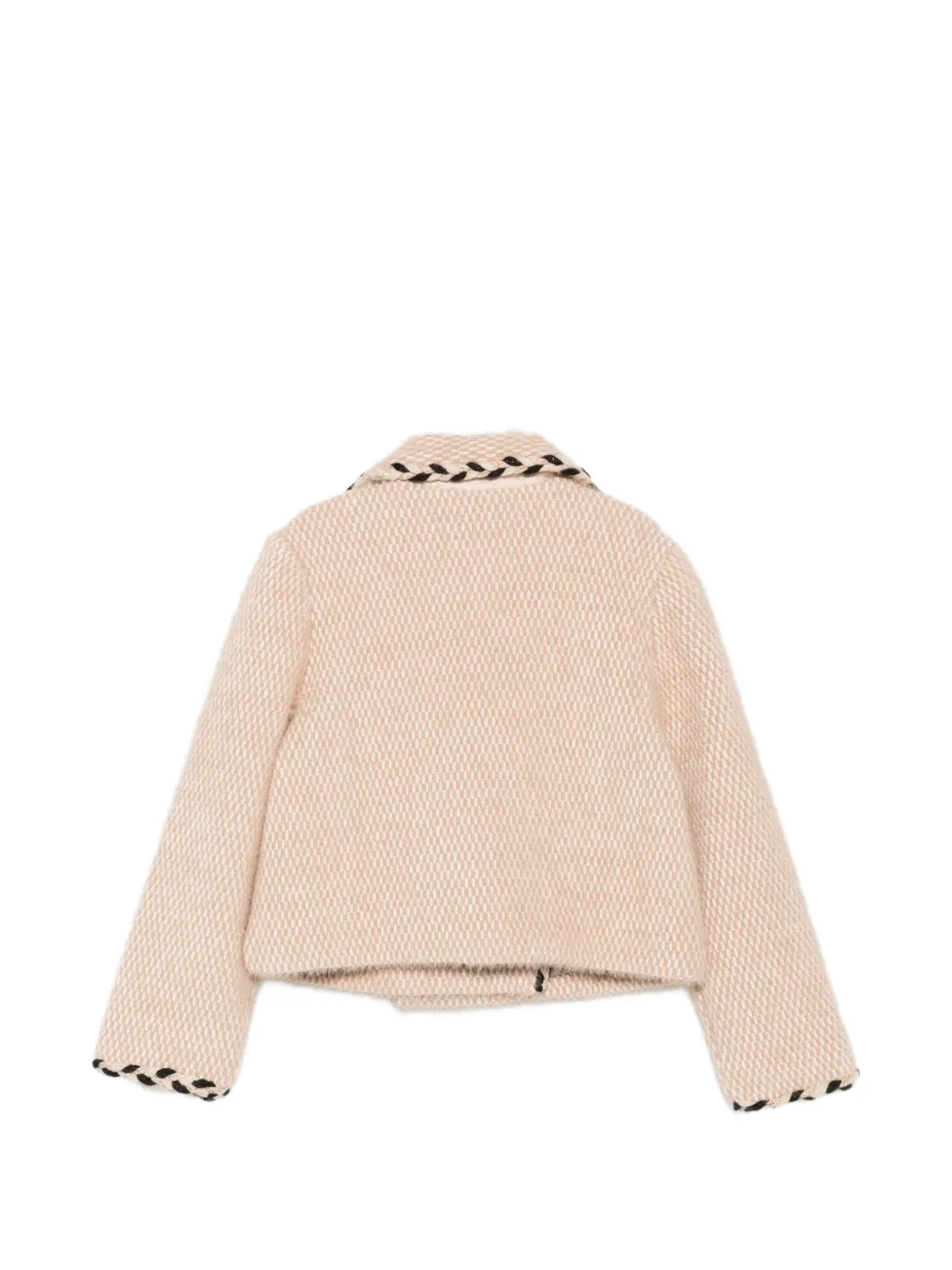 Abel & Lula Jack met dubbele rij knopen en gevlochten afwerking Beige