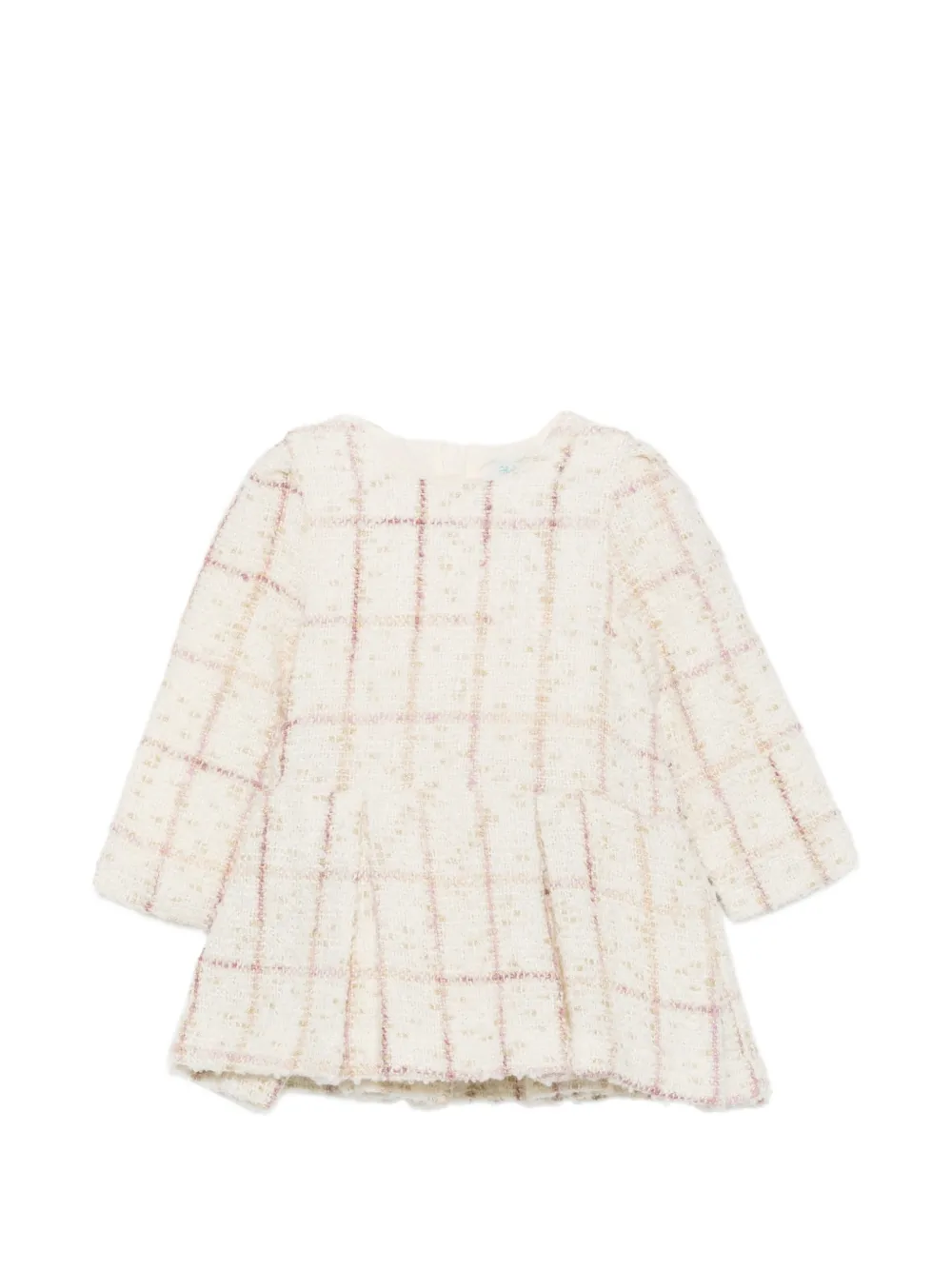 Abel & Lula check-pattern tweed dress - Tons neutres Abel & Lula check-pattern tweed dress - Tons neutres