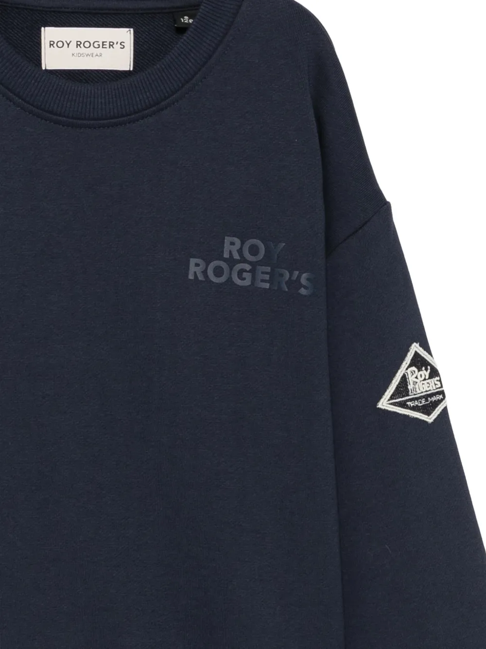 Roy Rogers Kids Sweater met logoprint Blauw