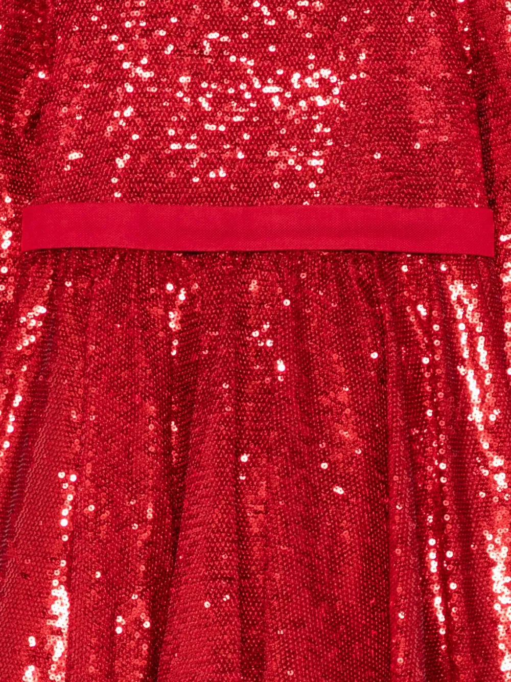 Abel & Lula Jurk verfraaid met pailletten en strik-detail Rood