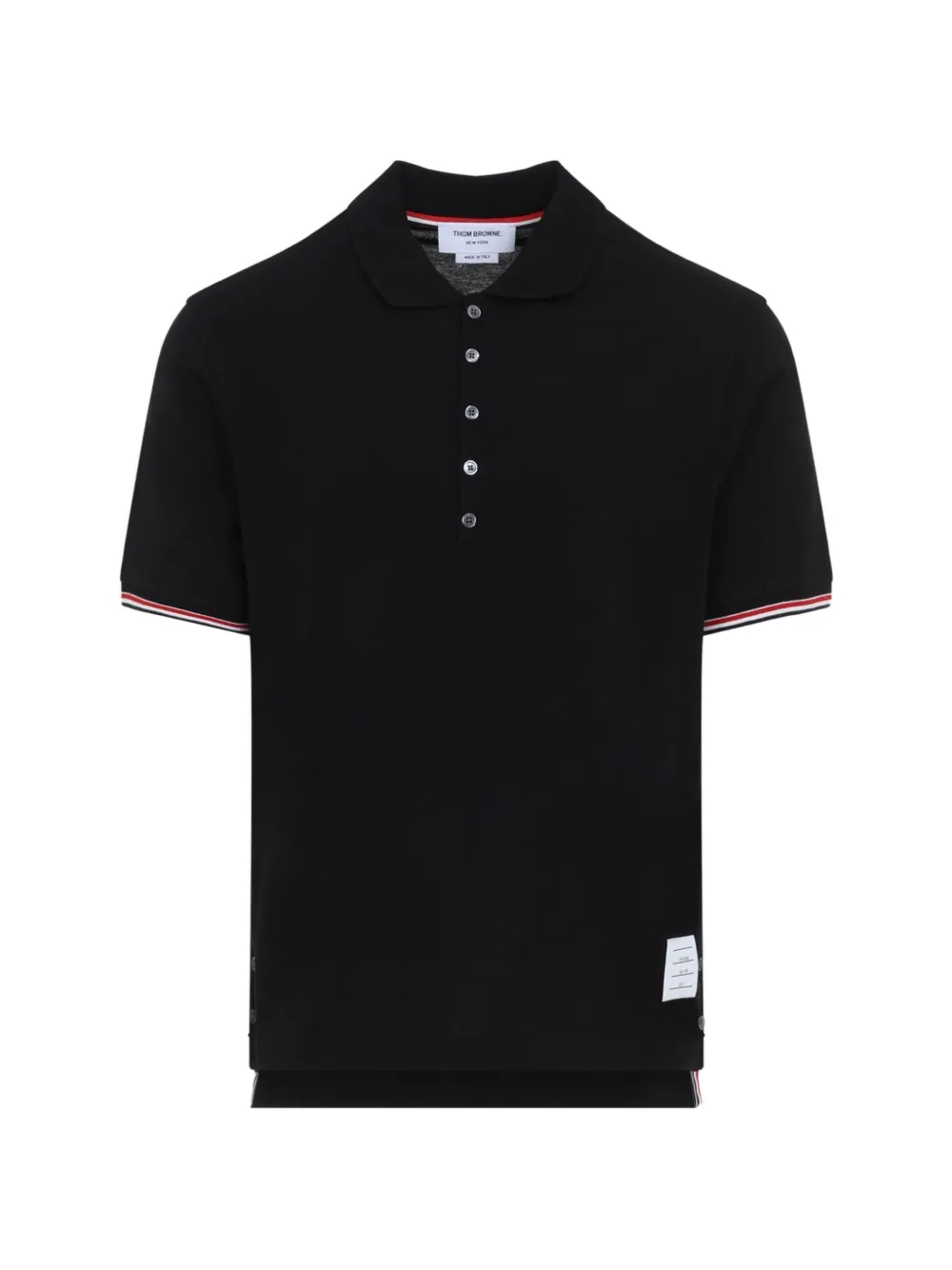 Thom Browne cotton polo shirt - Nero