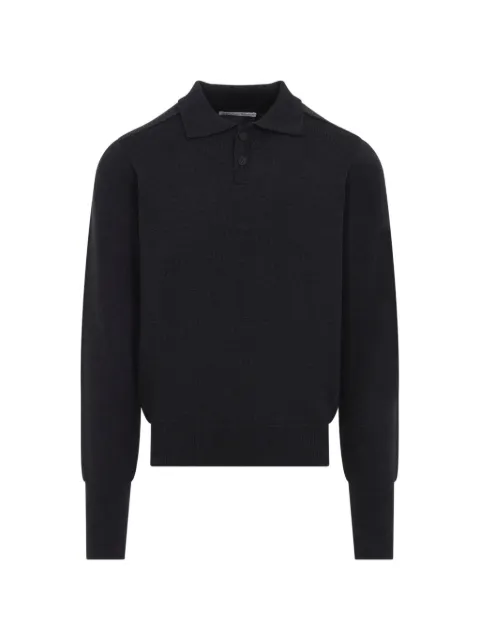 Studio Nicholson playera tipo polo tejida Sark