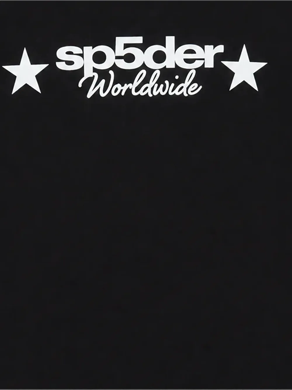 SP5DER x Travis Scott Rodeo Texas katoenen T-shirt Zwart