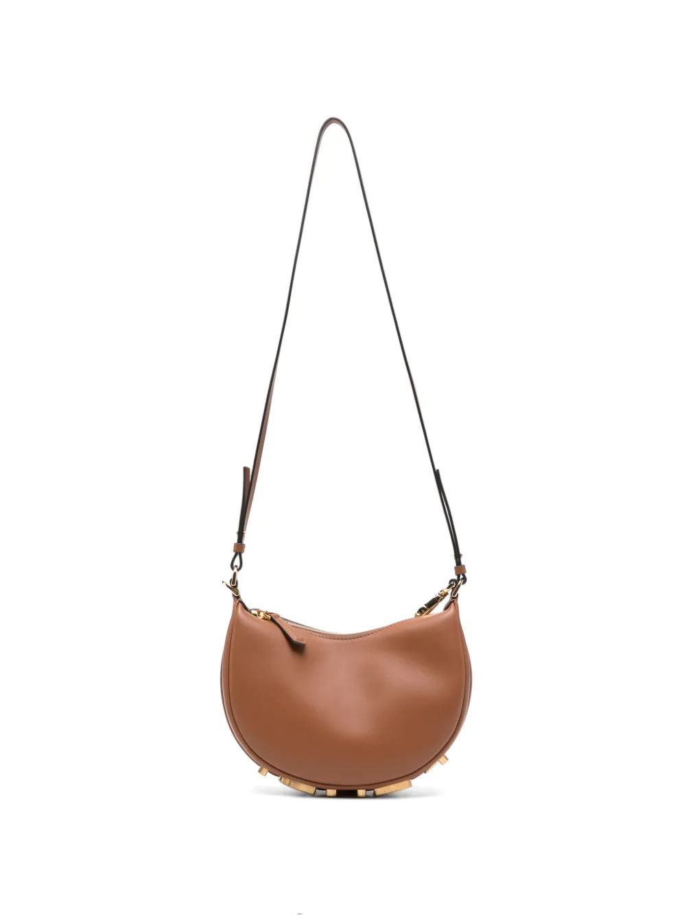 FENDI Fendigraphy leather clutch bag - Marrone