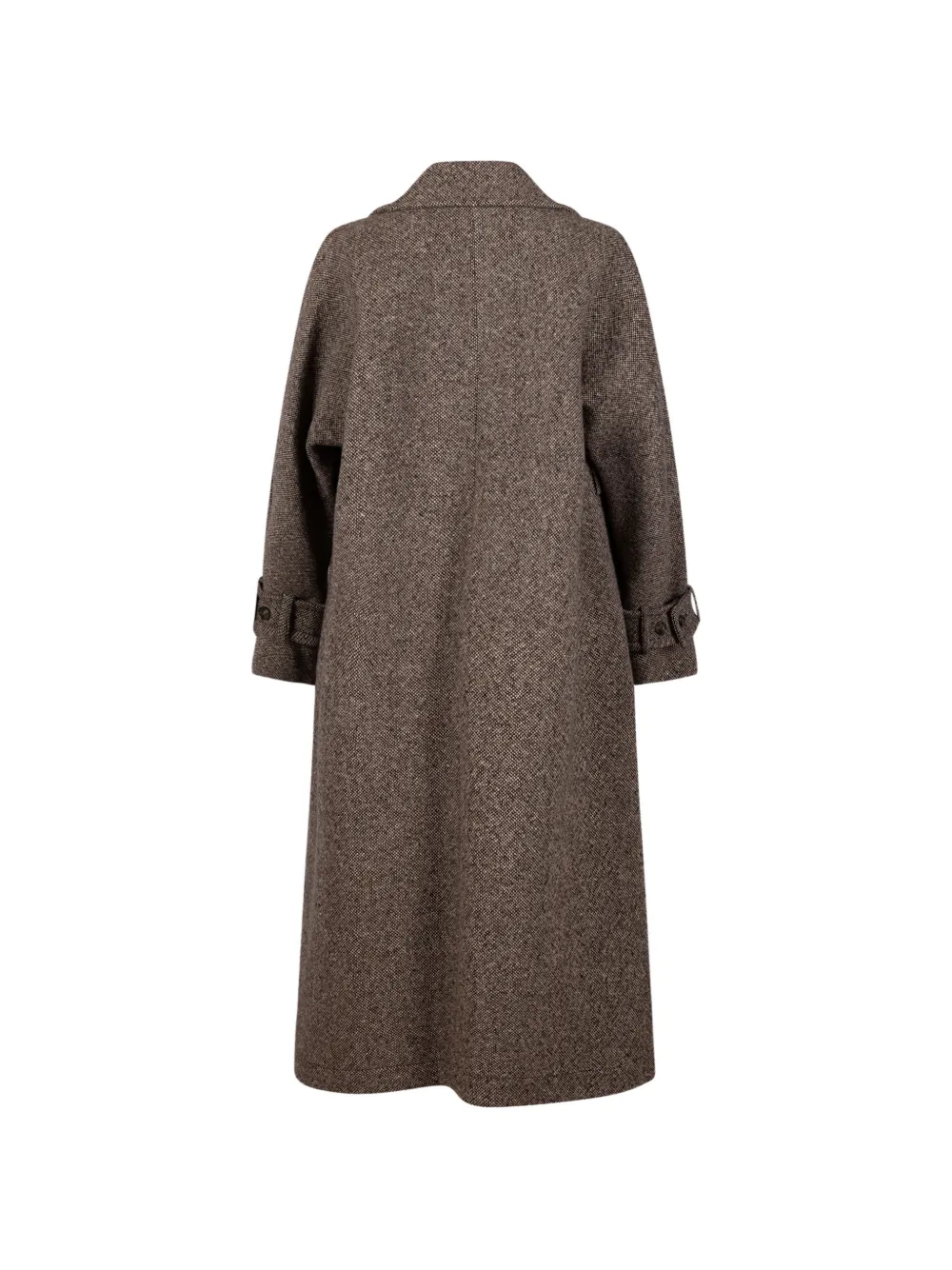 Weekend Max Mara Jas met ceintuur en dubbele rij knopen Bruin
