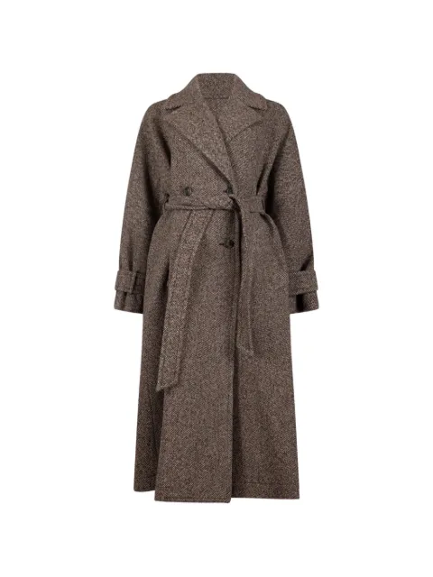 Weekend Max Mara abrigo con cinturón y doble botonadura