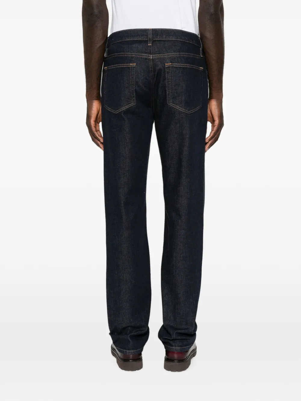 FRAME Modern straight jeans Blauw