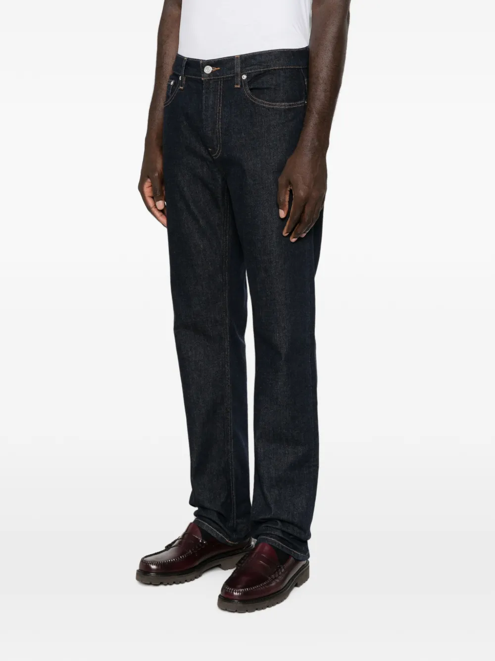 FRAME Modern straight jeans Blauw