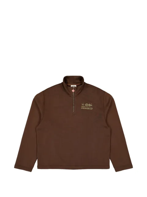 Casablanca Code De Civilisation quarter-zip sweater