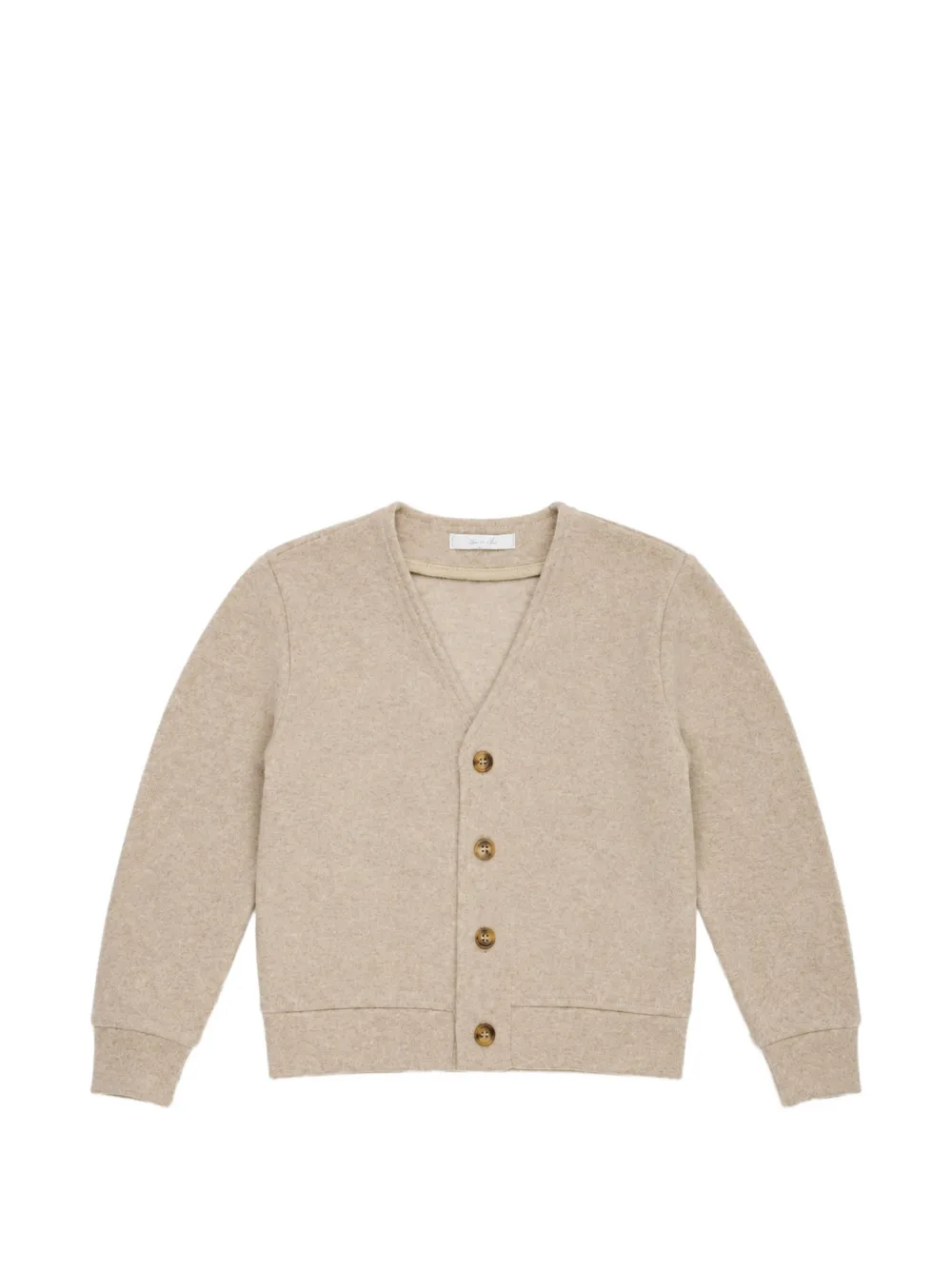 Miss Grant Kids V-neck button-up cardigan - Toni neutri
